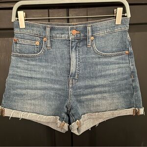 Madewell High Rise Denim Shorts